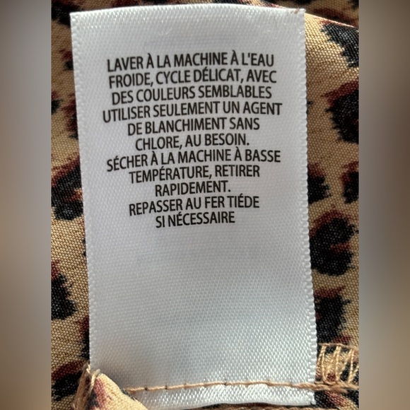 BP Leopard Print Mini Dress XS Sleeveless Animal Print Brown Y2K Nordstrom - Picture 9 of 9